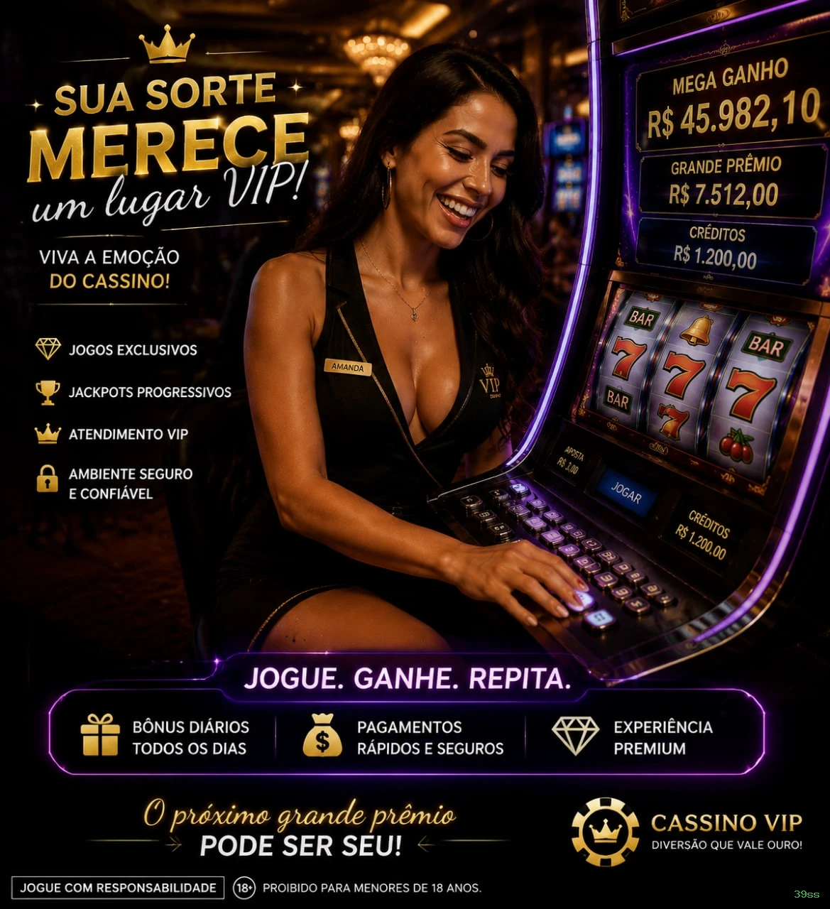 Notificações e promoções